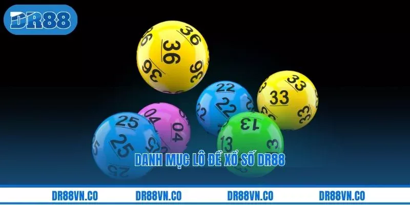 Danh mục lô đề xổ số DR88